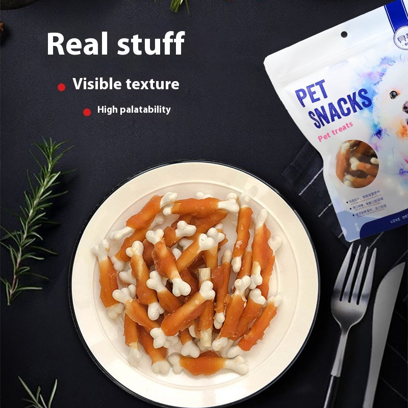 Pet Snack Chicken Wrapped around Milk Bones (400G)