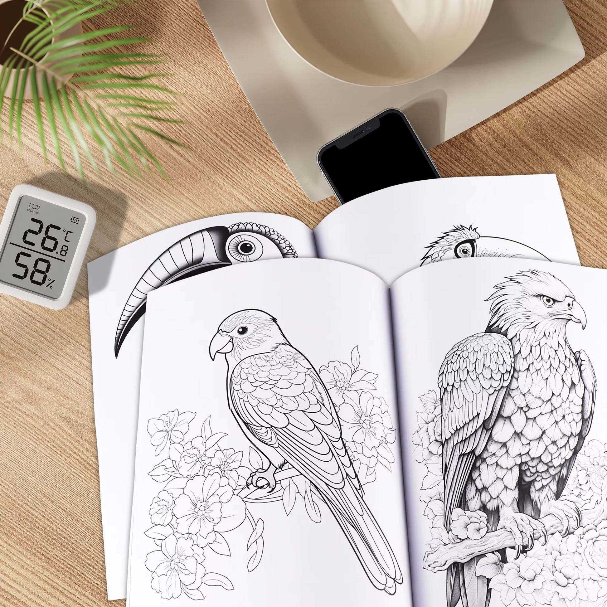 Animal Character Coloring Book