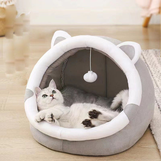 Cute Closed Cat Bed