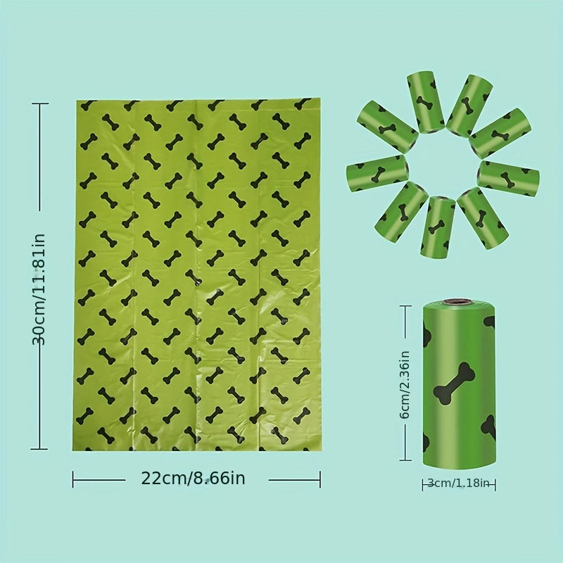 Biodegradable Pet Litter Bags with Dog Poop Bag Dispenser
