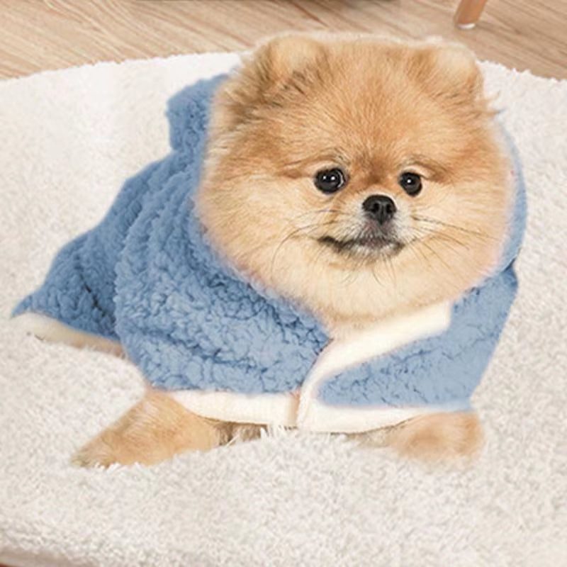 Pet Cute Warm Cape Blanket with Hat 