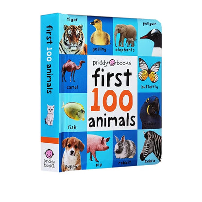 First 100 Animals Children Board Book 