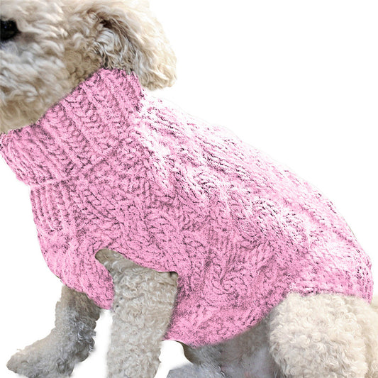 Knitted Pet Winter Sweater 