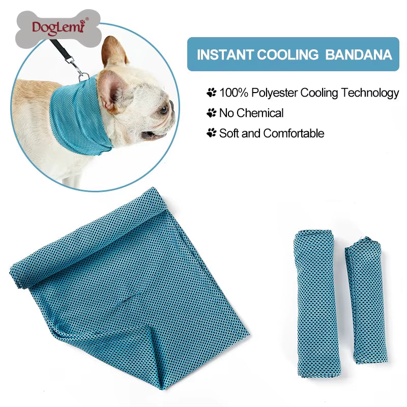 Breathable Cooling Pet  Bandana Scarf 