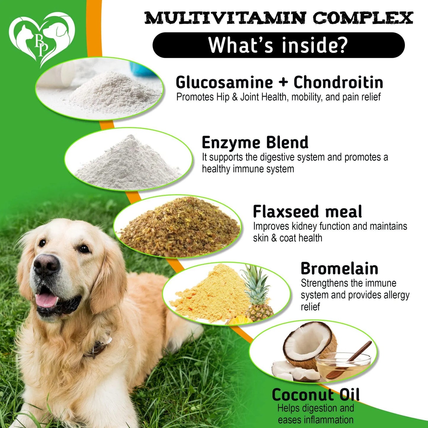 Dog Chewable Flea and Tick Prevention & Multivitamin Tablet