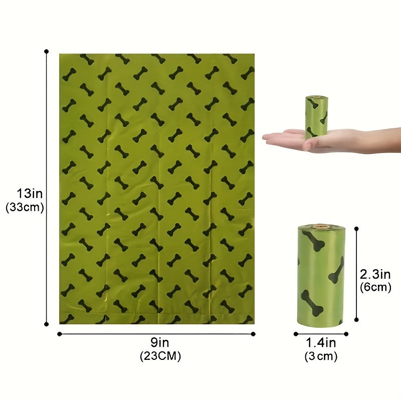 Biodegradable Pet Litter Bags with Dog Poop Bag Dispenser