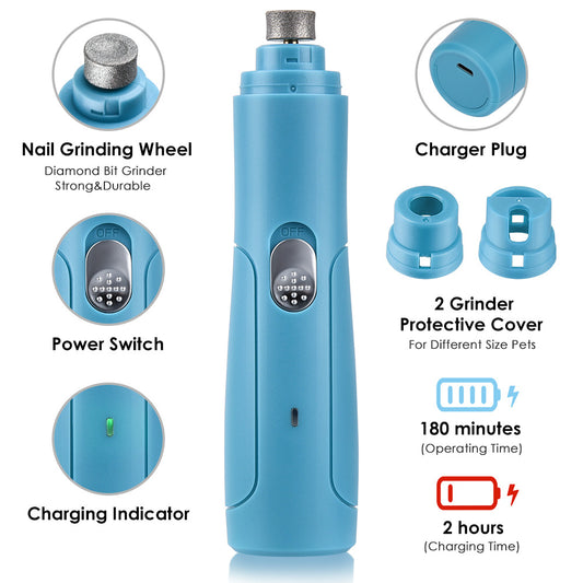 Pet Electric Nail Polisher Manicure Tool Set