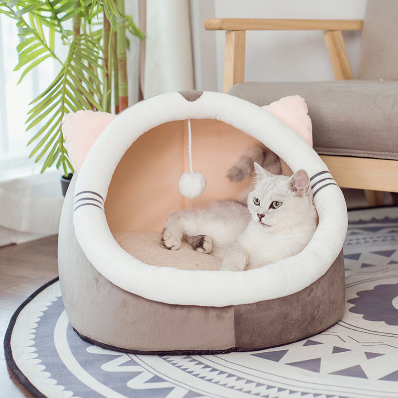 Cute Closed Cat Bed