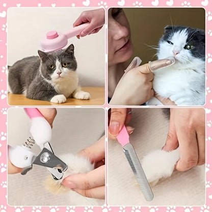 8Pcs Pet Grooming Kit