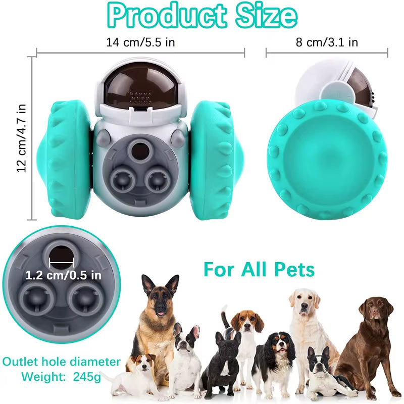  Pet Food Interactive Tumbler Slow Feeder 