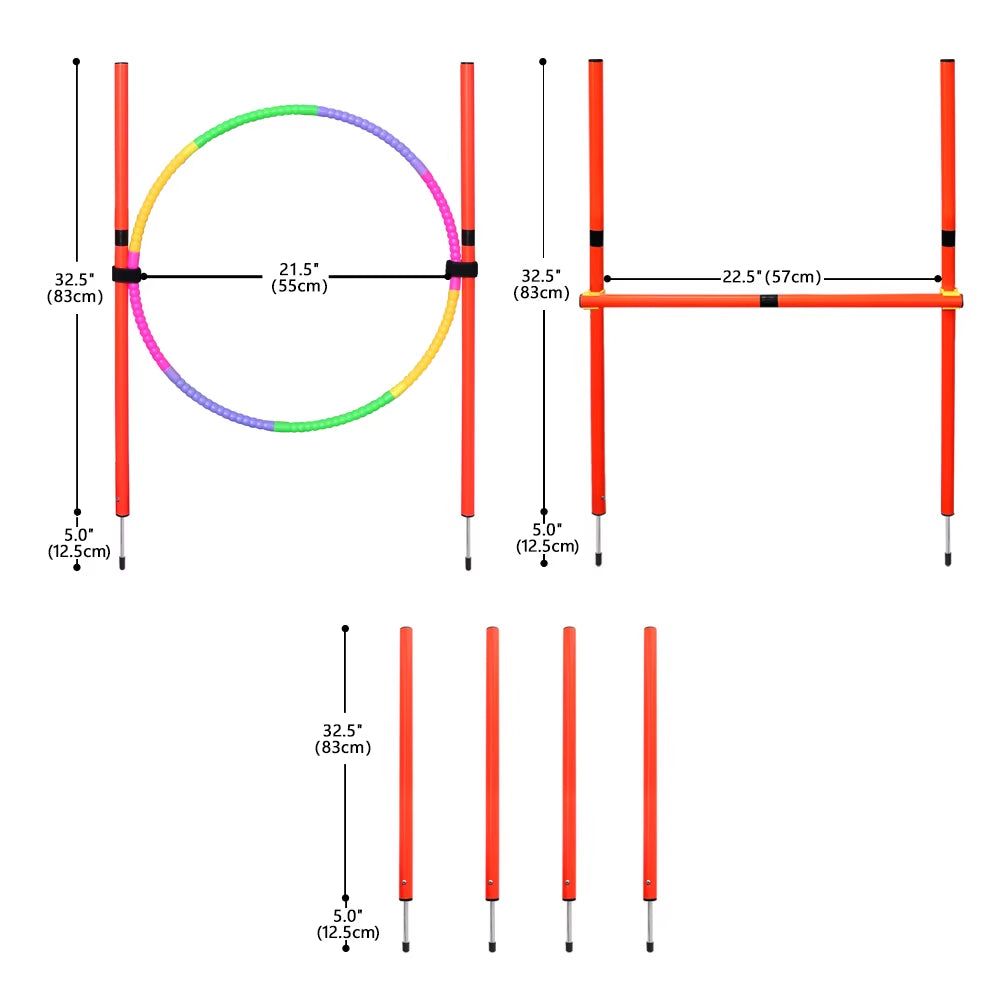 Outdoor Dog Obstacle Training Set 