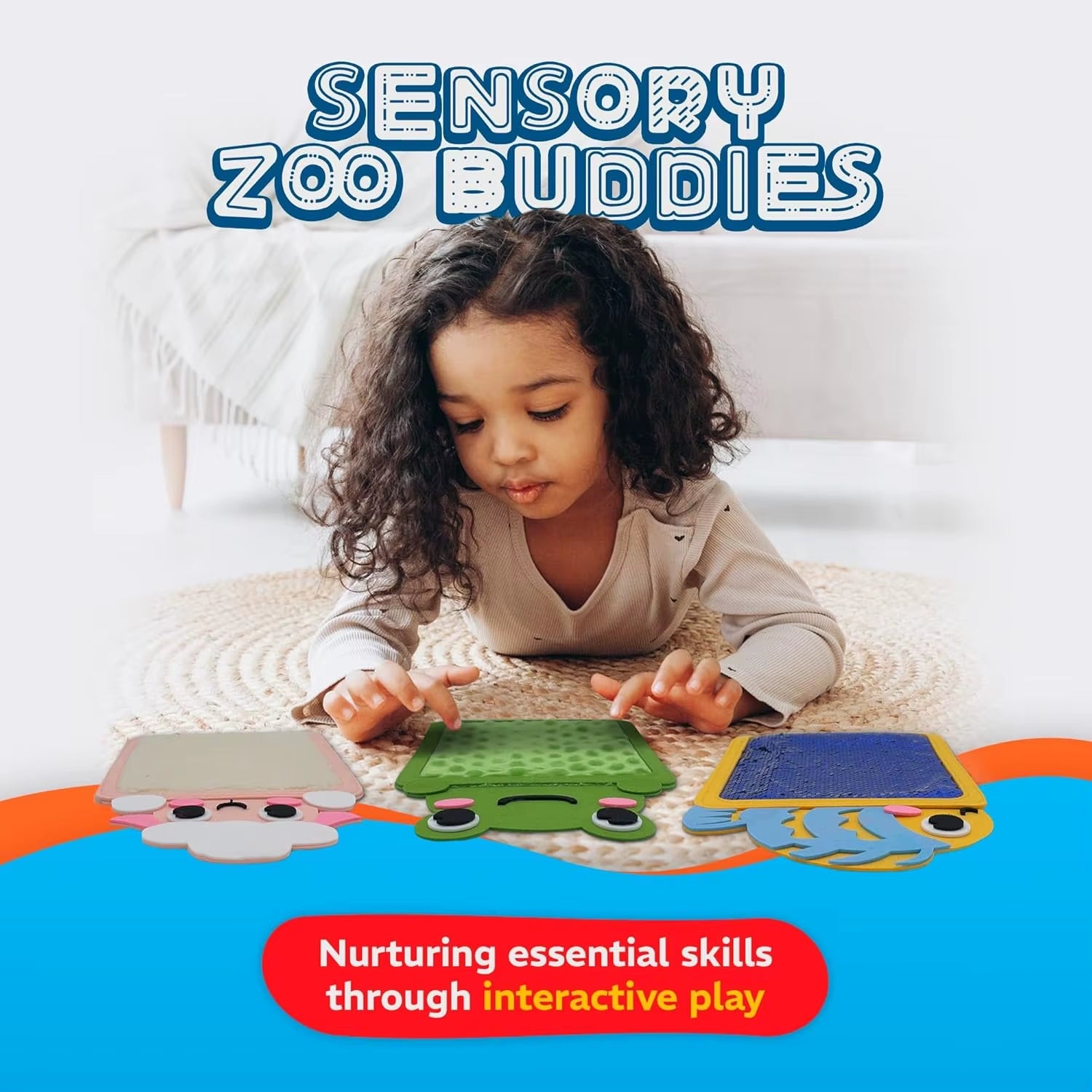 Montessori Sensory Zoo Buddies Mats