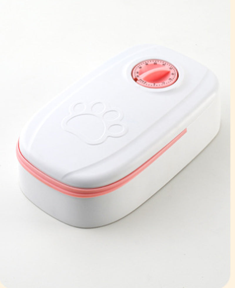 Stainless Steel Bowl Automatic Pet Food Dispenser