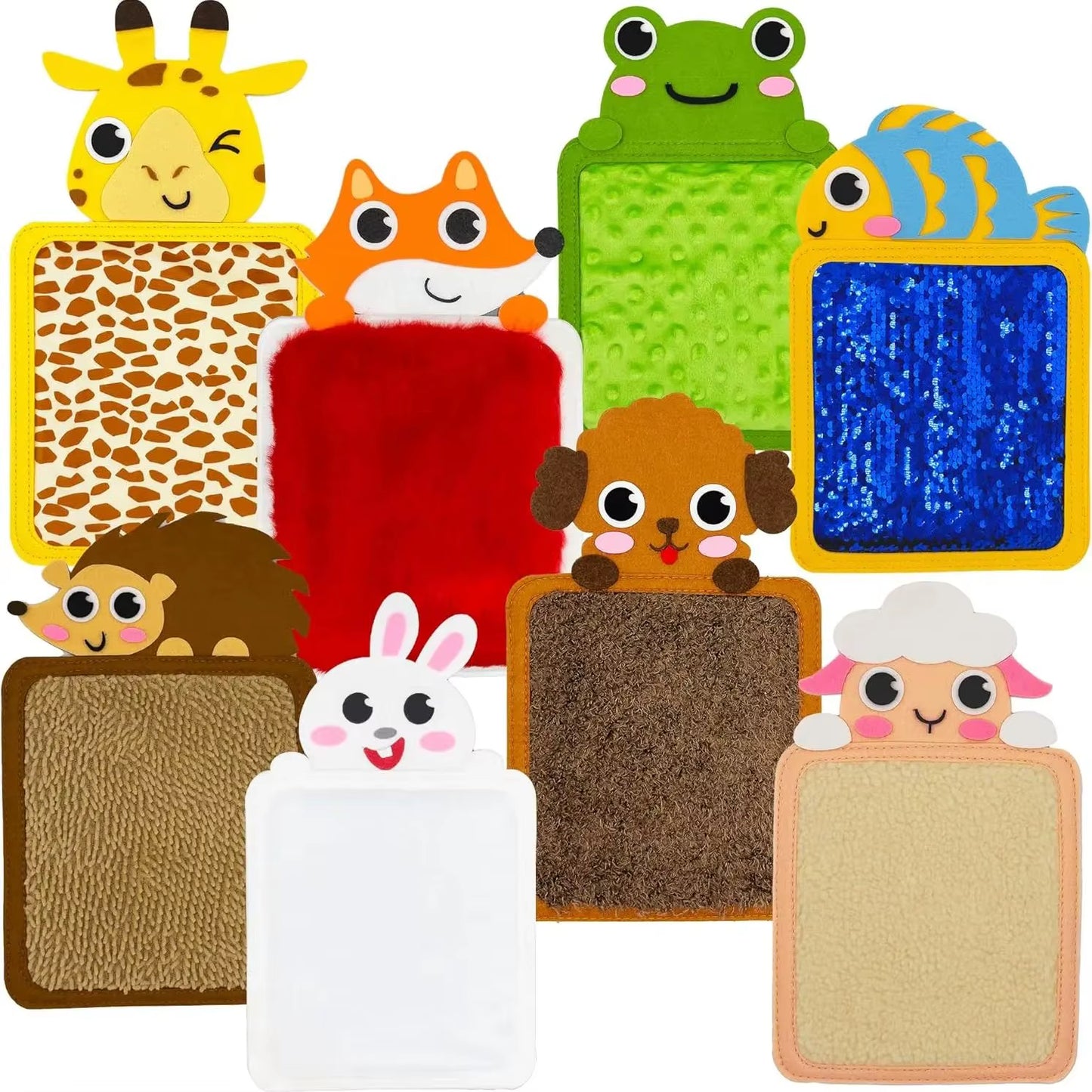 Montessori Sensory Zoo Buddies Mats