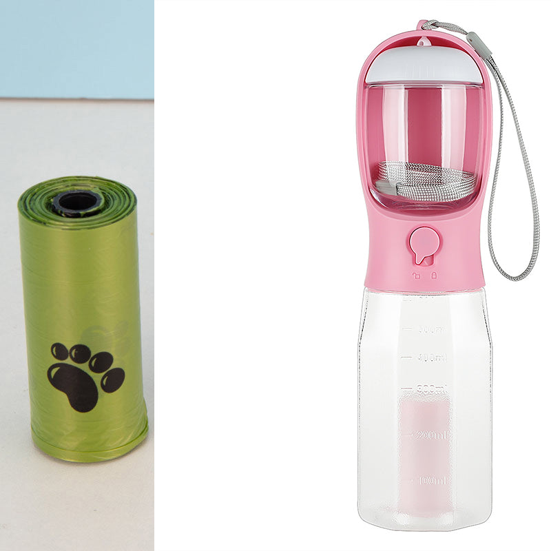 3 in 1 Leak-Proof Multifunctional Pet Water Bottle 