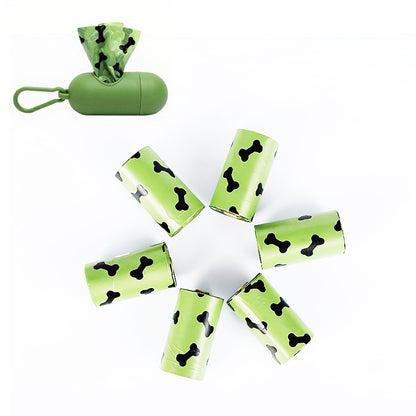 Biodegradable Pet Litter Bags with Dog Poop Bag Dispenser